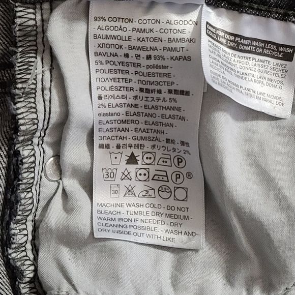 LEVI'S Wedgie Skinny Jeans in Ravens Wing Size 28 - Picture 15 of 16